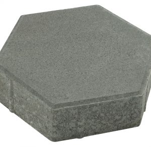 บล็อกปูพื้น เอสซีจี รุ่นบล็อกหกเหลี่ยม 22.7x19.7x6 ซม. สีเทา