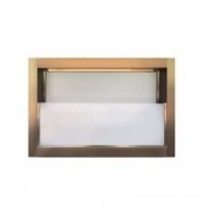 หน้าต่างอลูมิเนียมบานเกล็ดซ้อนชา+มุ้ง 60X40